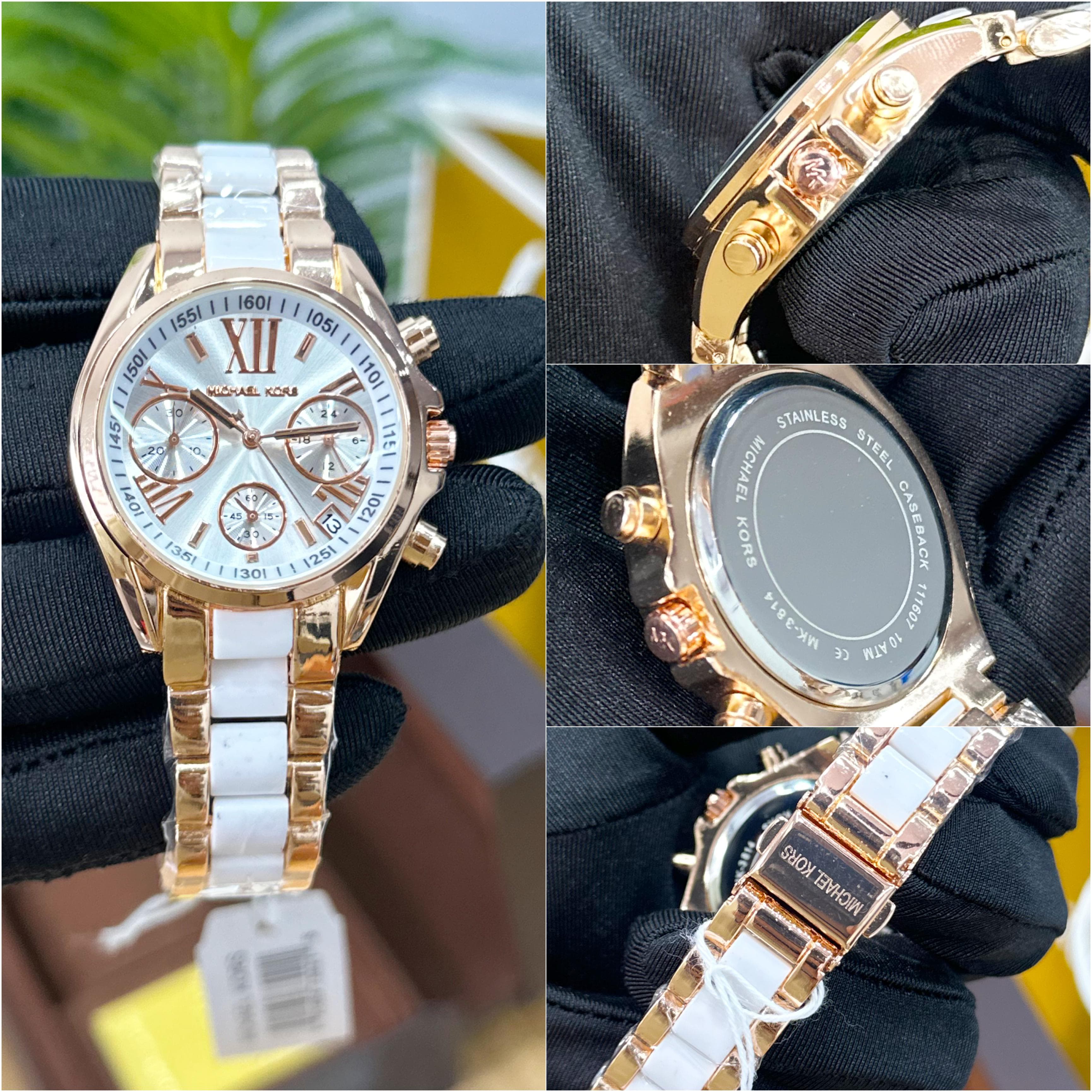 MK | WM05| White Women's Watch | 1:1 Quality- WHITE